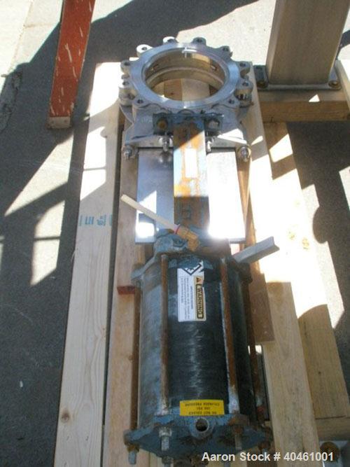 Used American Process double spiral ribbon blender, model DRB-120, 120 cubic foot working capacity, stainless steel. Non-jacketed trough 48" wide x 120" long x approximately 52" deep. 6" diameter sha...