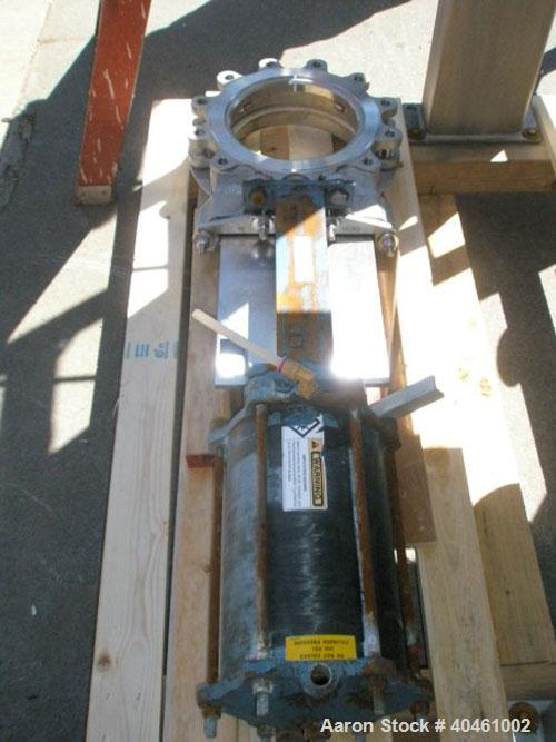Used American Process double spiral ribbon blender, model DRB-120, 120 cubic foot working capacity, stainless steel. Non-jacketed trough 48" wide x 120" long x approximately 52" deep. 6" diameter sha...