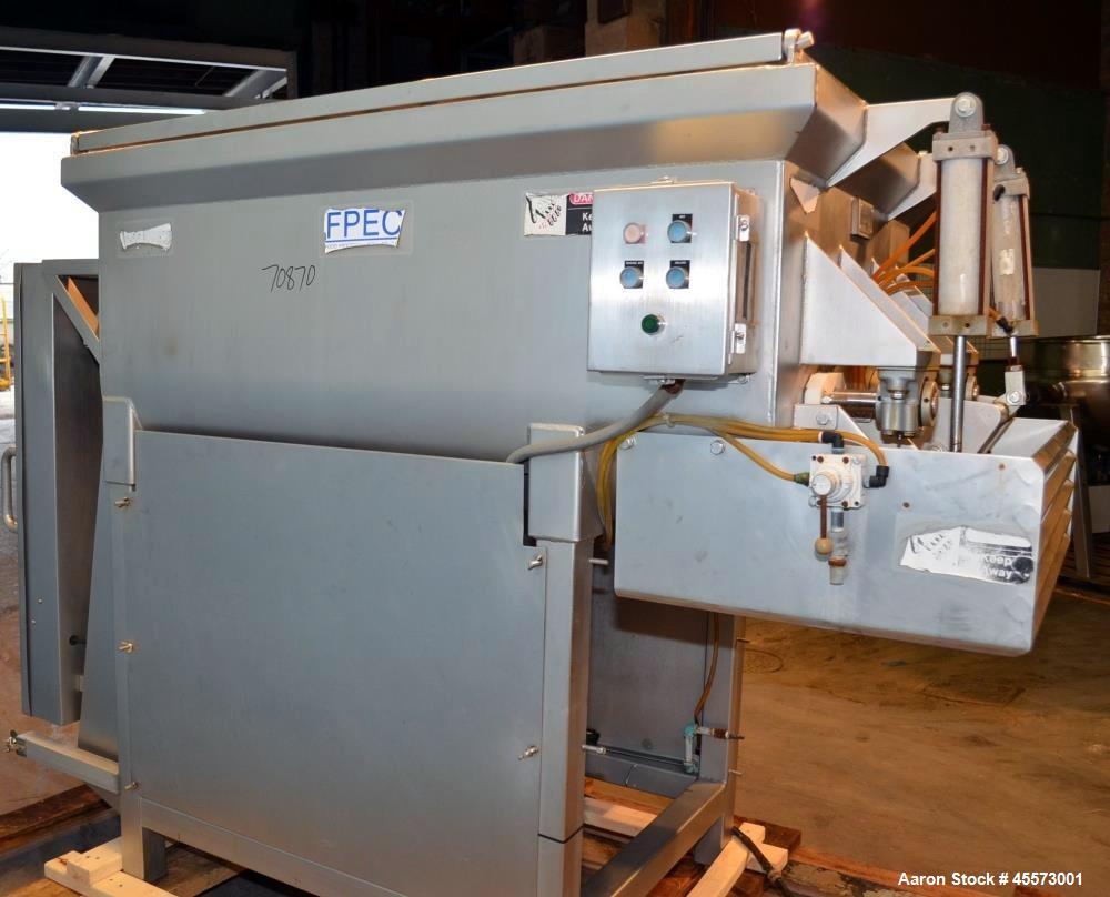 Used FPEC Model 814 Approximately 35 Cubic Foot Stainless Steel Dual Ribbon Ble