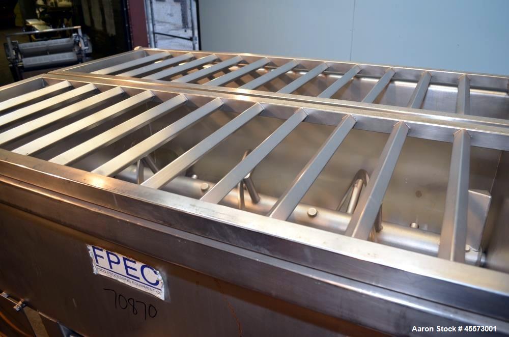 Used FPEC Model 814 Approximately 35 Cubic Foot Stainless Steel Dual Ribbon Ble