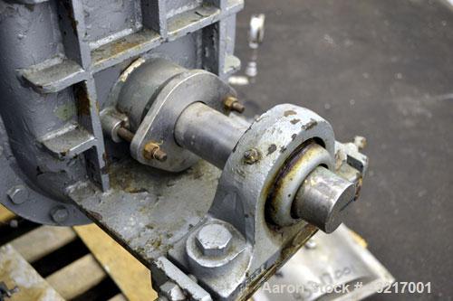 Used Falcon Manufacturing Double Spiral Ribbon Blender, Model 500AA, 2 Cubic Feet Working Capacity, 316 Stainless Steel. Carbon steel jacketed trough 11-1/2” wide x 29-1/2” long x approximately 15” d...
