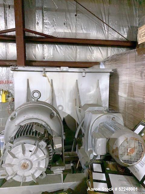 Used-Griffith 1500 lb Stainless Steel Dual Shaft Ribbon Blender