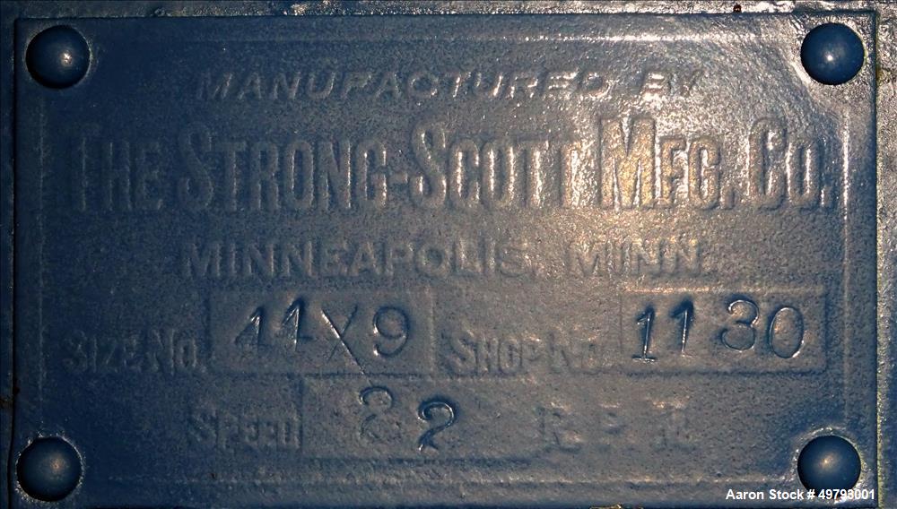 Used The Strong Scott Mfg Co. Double Spiral Ribbon Blender