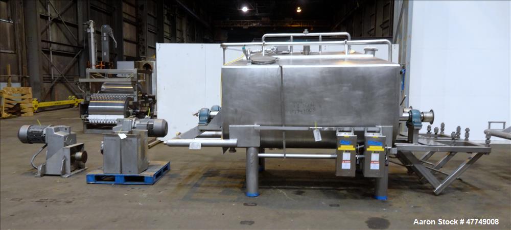 Used- APV Crepaco Double Ribbon Blender, Model HD-160DR.