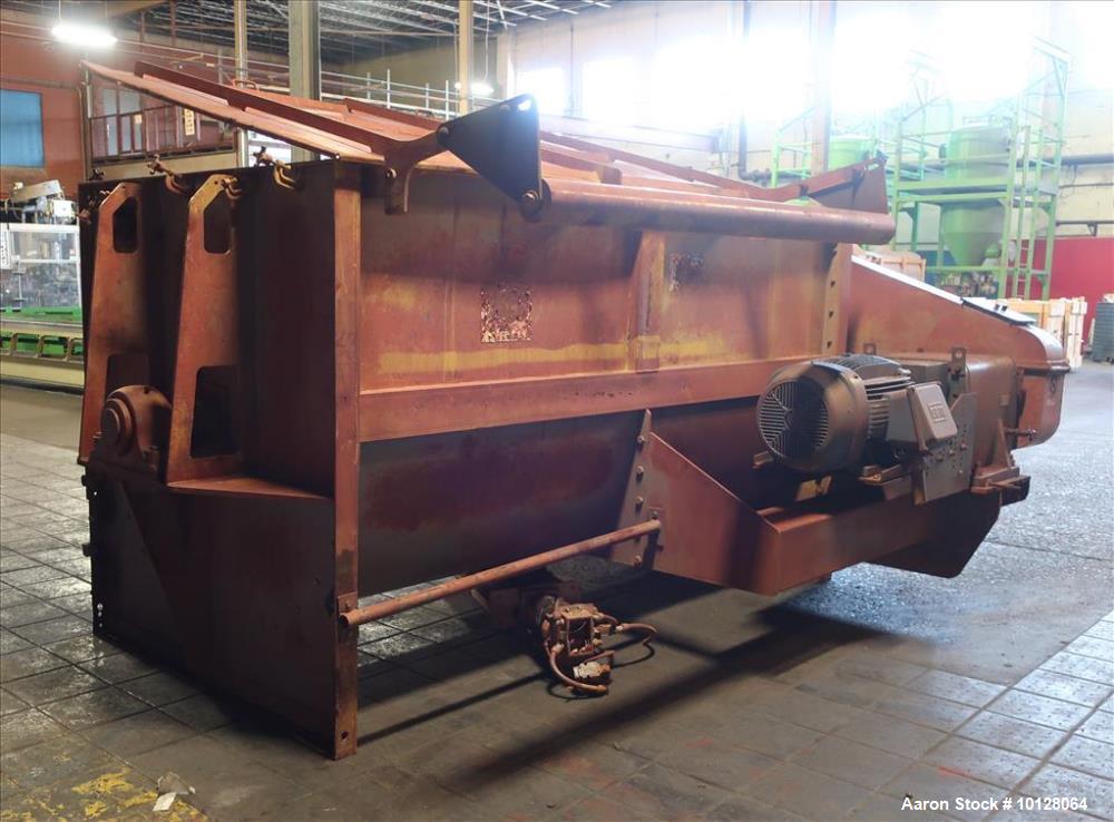 Used Hayes & Stolz 196 Cubic Feet Carbon Steel Double Ribbon Blender