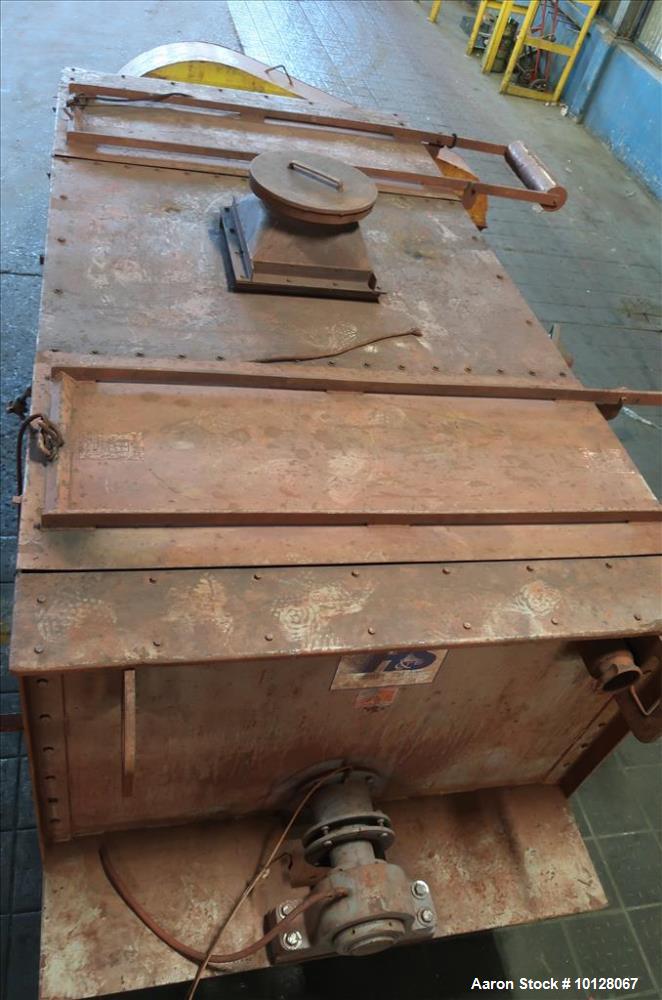 Used Hayes & Stolz 196 Cubic Feet Carbon Steel Double Ribbon Blender