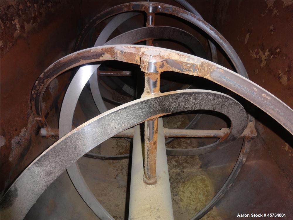Used Hayes & Stolz Ribbon Blender with Preload Hopper