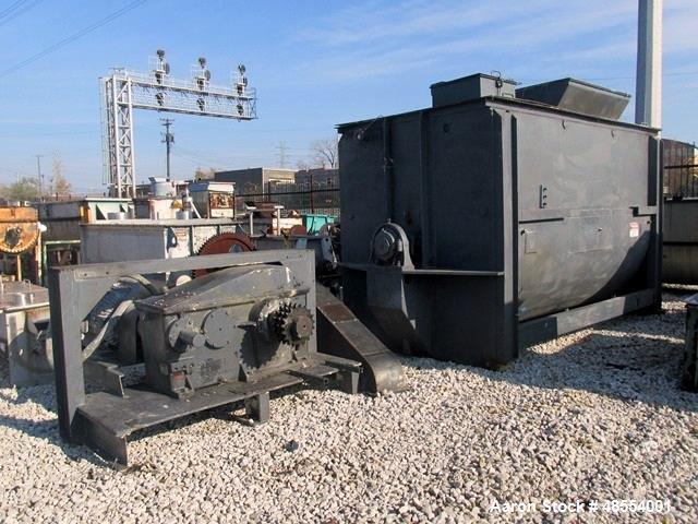 Used Hayes and Stolz Double Spiral Ribbon Blender, Approximately 470 Cubic Feet