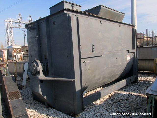 Used Hayes and Stolz Double Spiral Ribbon Blender, Approximately 470 Cubic Feet