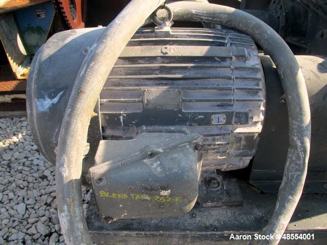 Used Hayes and Stolz Double Spiral Ribbon Blender, Approximately 470 Cubic Feet