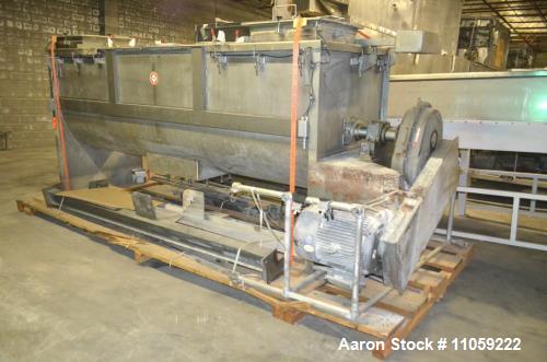 Used 120 Cubic Foot S. Howes Stainless Steel Ribbon Blender