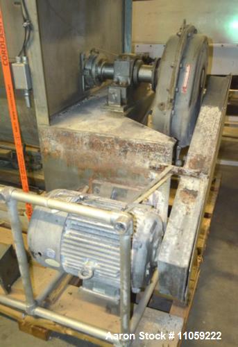 Used- 120 Cubic Foot S. Howes Stainless Steel Ribbon Blender