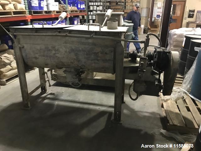10 Cubic Foot (approx.) Stainless Steel Ribbon Blender