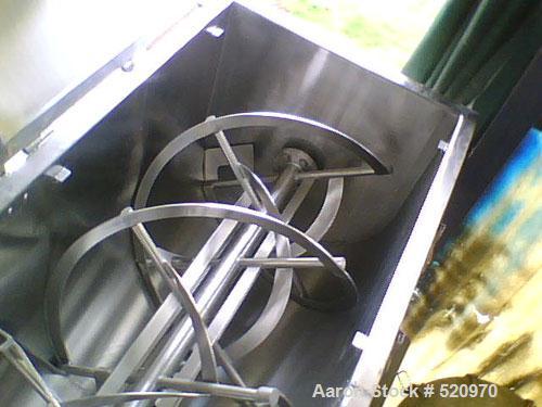 Unused-UNUSED: Hydratec ribbon blender, 52 cu ft working capacity, fabricated in 304 stainless steel with 180 grit finish inside and light polish outside. With two charge covers with covers, 6" flang...