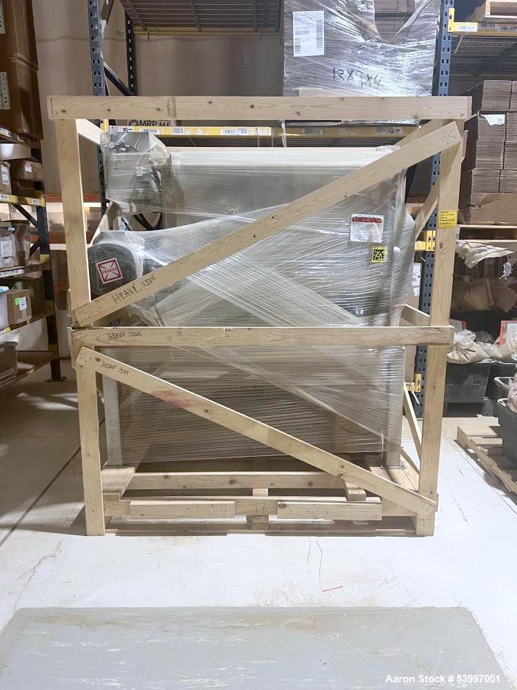 Unused Ironside 17.5 CF 304 Stainless Steel Ribbon Blender – 10 HP, 46 RPM, Built 2024