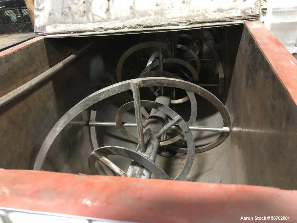 Used JH Day 100 Cubic Feet Double Helix Ribbon Blender