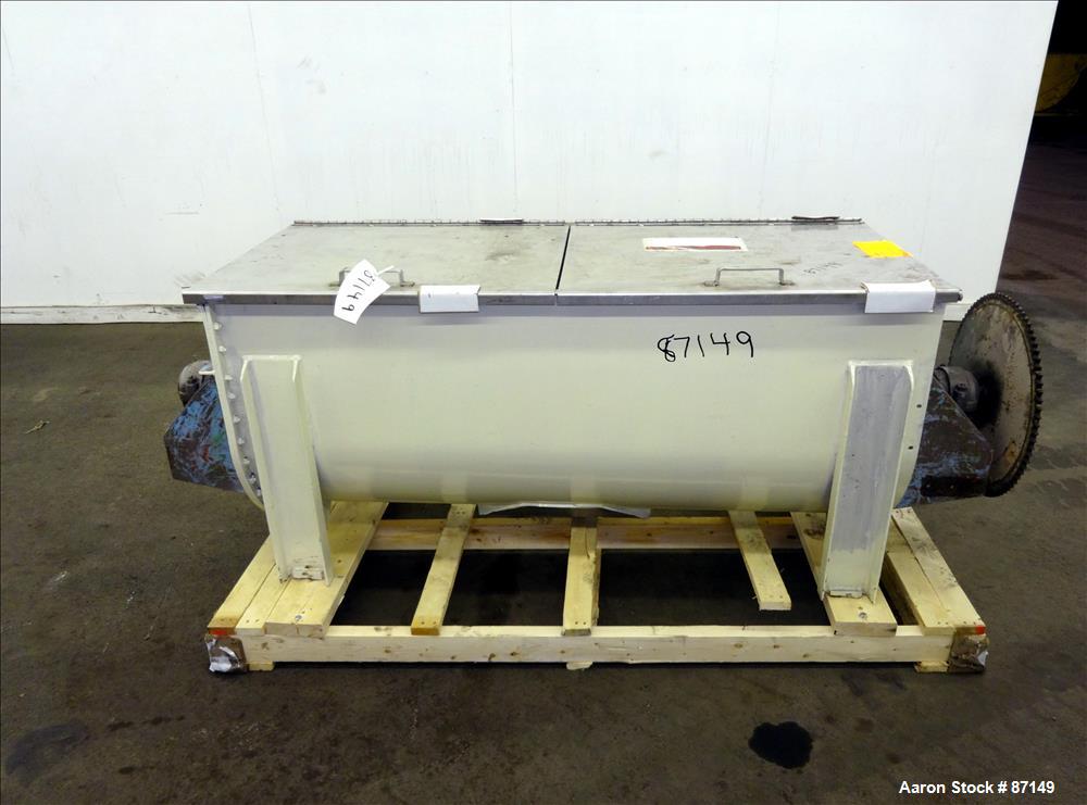 Used Stainless Steel J H Day Double Spiral Ribbon Blender, Model D, 17.5 Cubic 