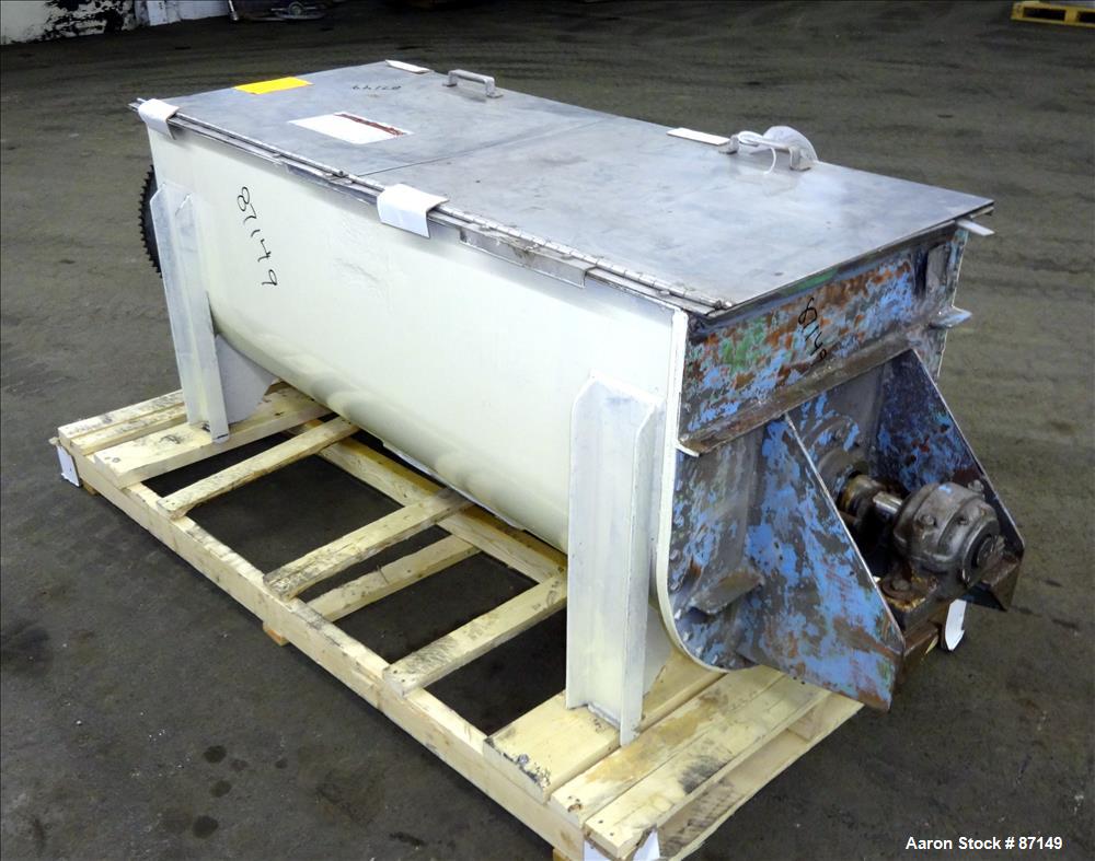 Used Stainless Steel J H Day Double Spiral Ribbon Blender, Model D, 17.5 Cubic 