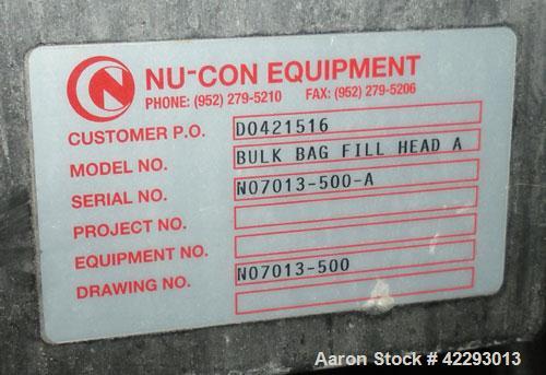 Used J.H. Day Double Spiral Ribbon Blender, model F, 54 cubic feet working capacity (59 total), 316 stainless steel. Jacketed trough 34" wide x 90" long x approximately 40" deep, rated 14.9 psi. 304 ...