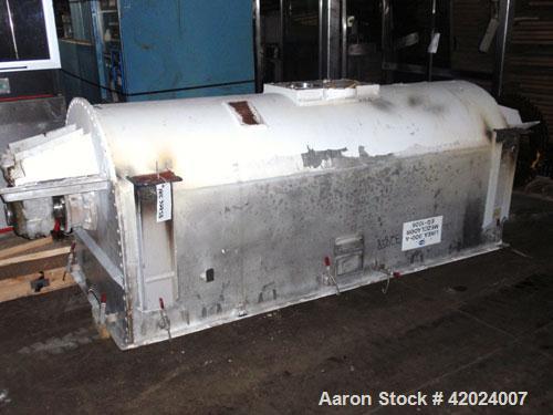 Used Stainless Steel J.H. Day Double Spiral Ribbon Blender, model G, 62.5 cubic feet working capacity (69 total)