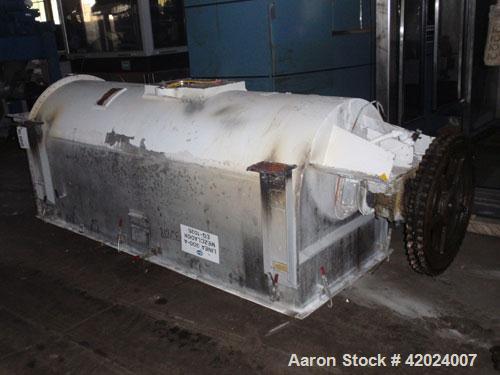 Used Stainless Steel J.H. Day Double Spiral Ribbon Blender, model G, 62.5 cubic feet working capacity (69 total)