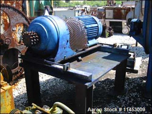 Unused-Used Day 100 Cubic Foot Ribbon Blender. Stainless steel construction, 40" wide X 120" long trough, double ribbon, jac...