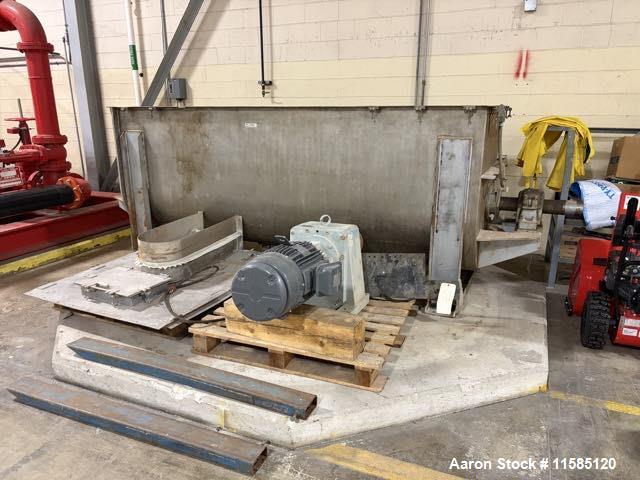 Used JH Day Double Ribbon Blender – Approx. 100 Cubic Foot Stainless Steel