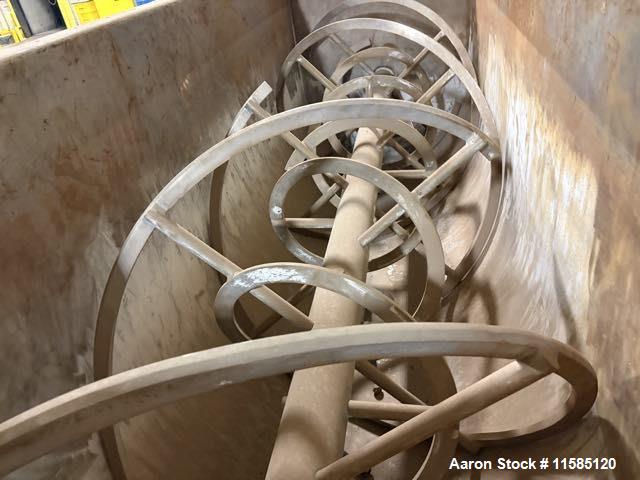 Used JH Day Double Ribbon Blender – Approx. 100 Cubic Foot Stainless Steel