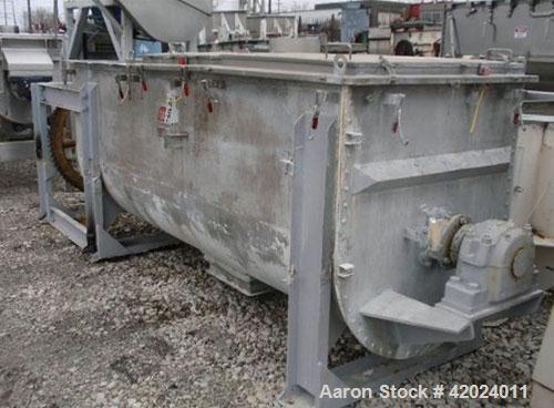Used Stainless Steel J.H. Day Double Spiral Ribbon Blender, 100 cubic feet working capacity (115 total)