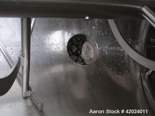 Used Stainless Steel J.H. Day Double Spiral Ribbon Blender, 100 cubic feet working capacity (115 total)