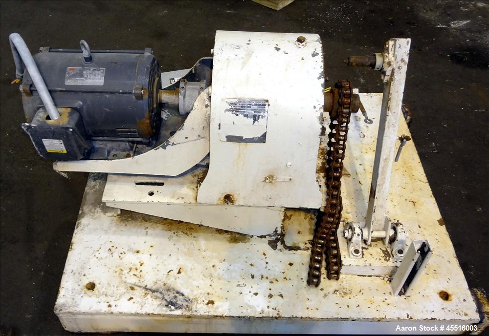 Used Double Spiral Ribbon Blender, 36 Cubic Feet Working Capacity.  304 Stainless steel non-jacketed trough 78" long x 30" wide x 32" deep.  Carbon steel 4" diameter shaft with inner ribbon 1.5" wide...