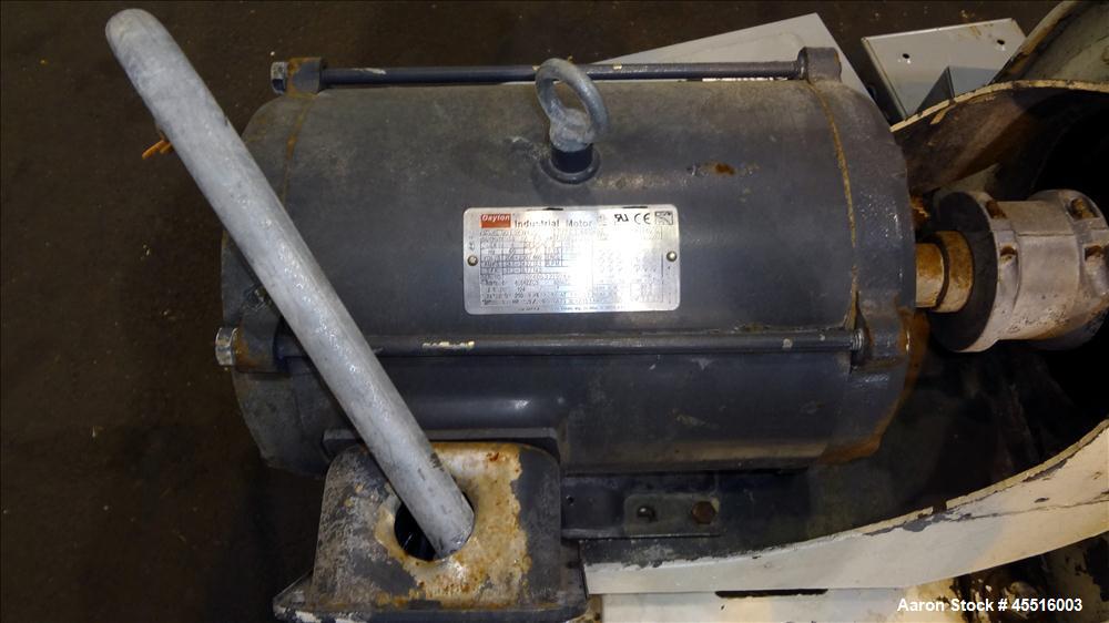 Used Double Spiral Ribbon Blender, 36 Cubic Feet Working Capacity.  304 Stainless steel non-jacketed trough 78" long x 30" wide x 32" deep.  Carbon steel 4" diameter shaft with inner ribbon 1.5" wide...