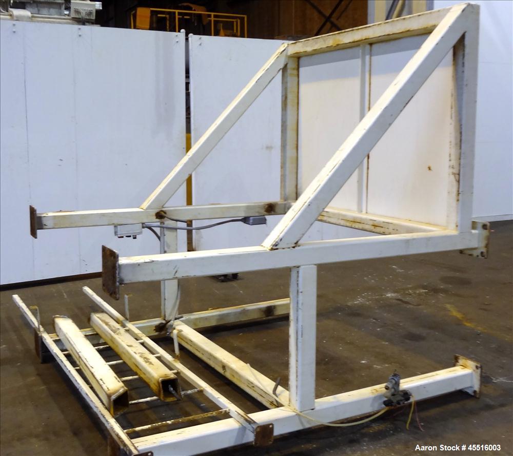 Used Double Spiral Ribbon Blender, 36 Cubic Feet Working Capacity.  304 Stainless steel non-jacketed trough 78" long x 30" wide x 32" deep.  Carbon steel 4" diameter shaft with inner ribbon 1.5" wide...