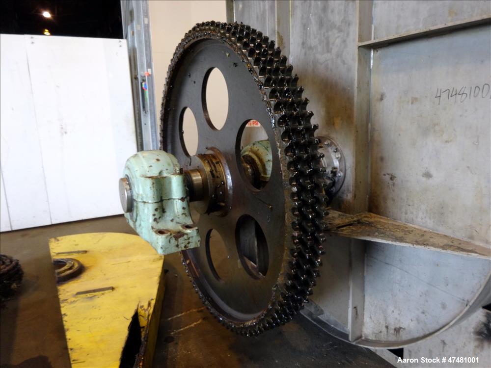 Used J.H. Day Double Spiral Ribbon Blender, Approximately 650 Cubic Feet