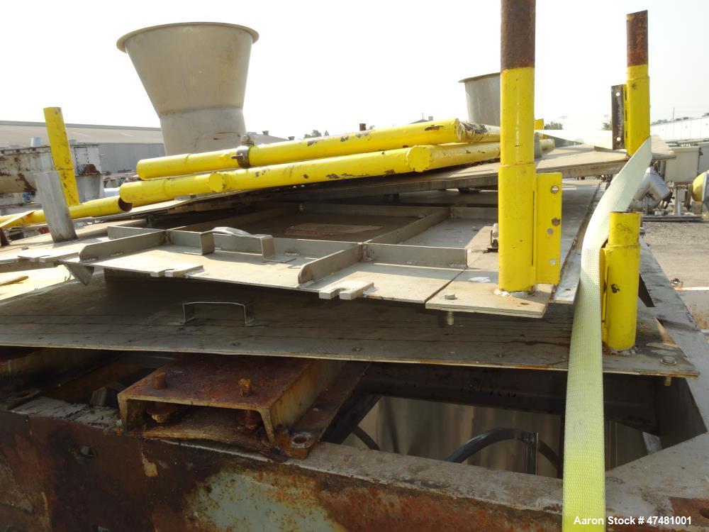 Used J.H. Day Double Spiral Ribbon Blender, Approximately 650 Cubic Feet