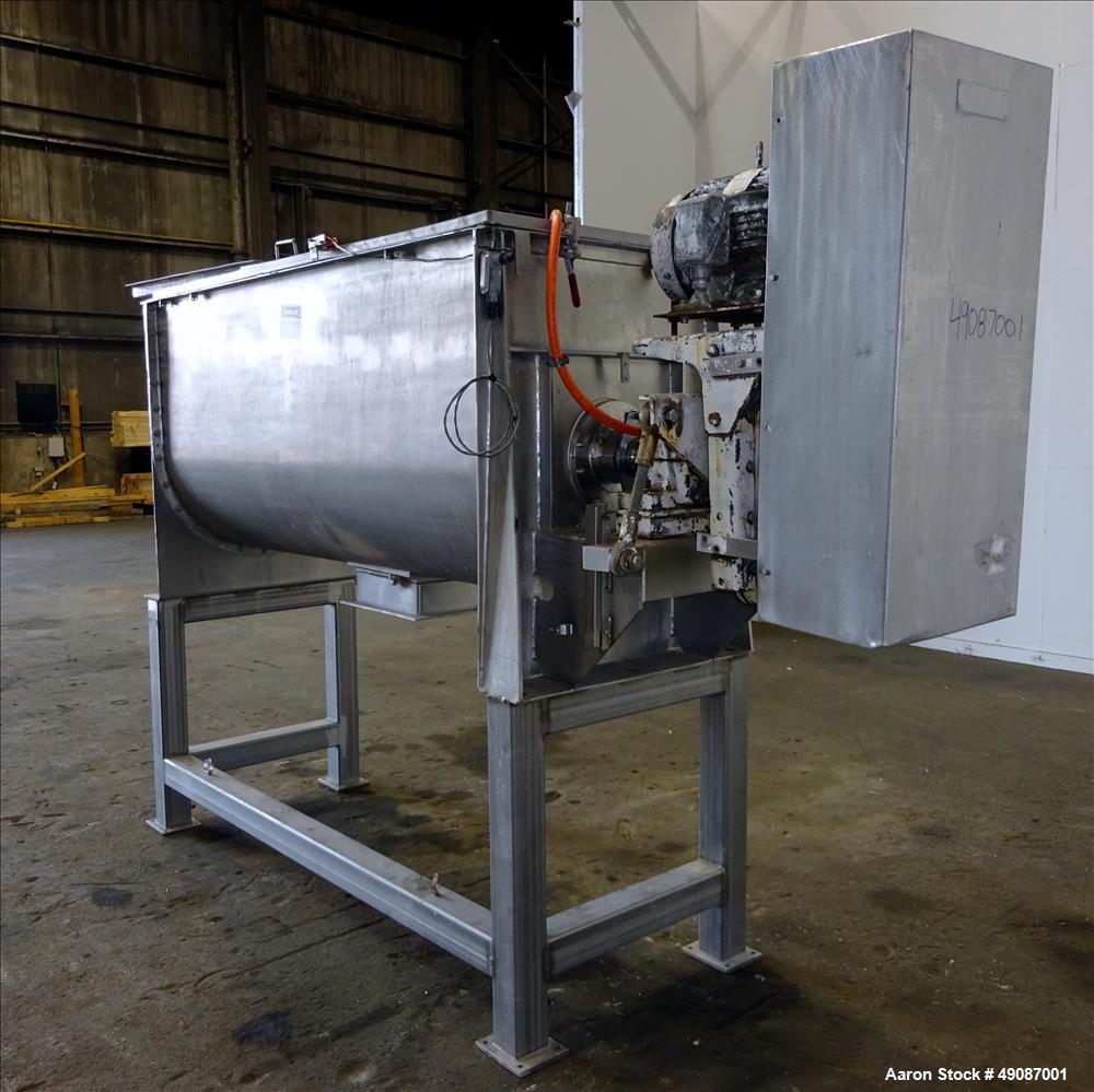 Used J.H. Day Double Spiral Ribbon Blender, Approximately 36 Cubic Feet Working