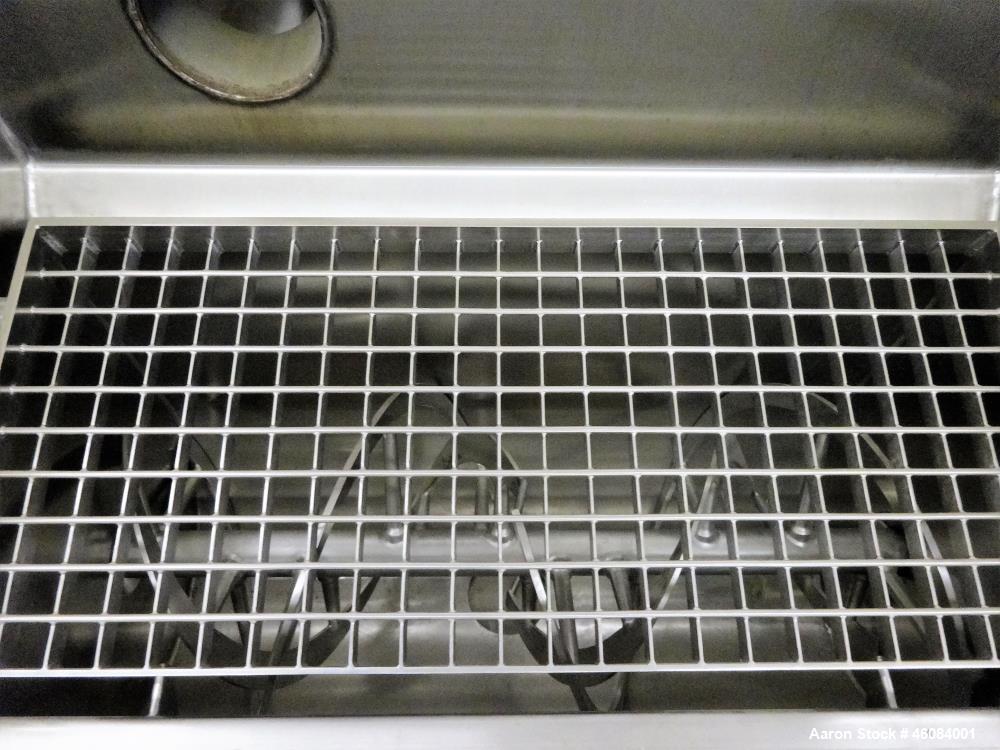 Used Jacmor Engineering Double Spiral Ribbon Batch Mixer, Model BLN 8A, Stainle
