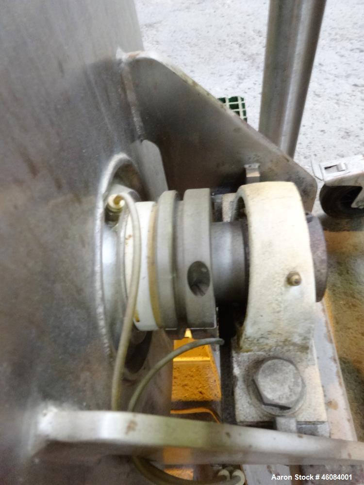 Used Jacmor Engineering Double Spiral Ribbon Batch Mixer, Model BLN 8A, Stainle
