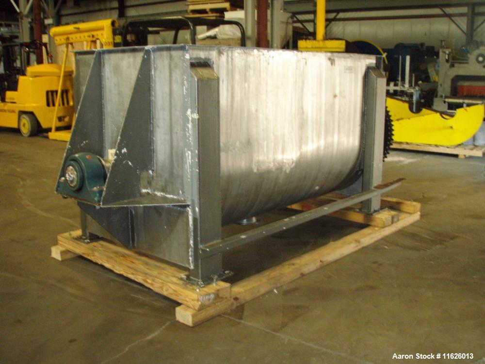 Used- Stainless Steel Jones Superior Double Ribbon Blender, 100 cubic feet