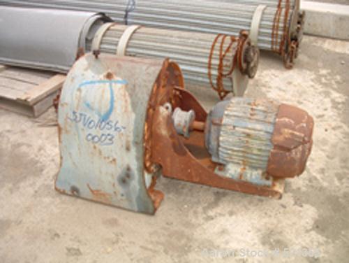 USED: Jones Superior double ribbon blender, approximately 65 cu ft working capacity, sanitary stainless steel construction. Trough measures 36" wide x 40" deep x 90" long. Inner ribbon measures 2-1/2...