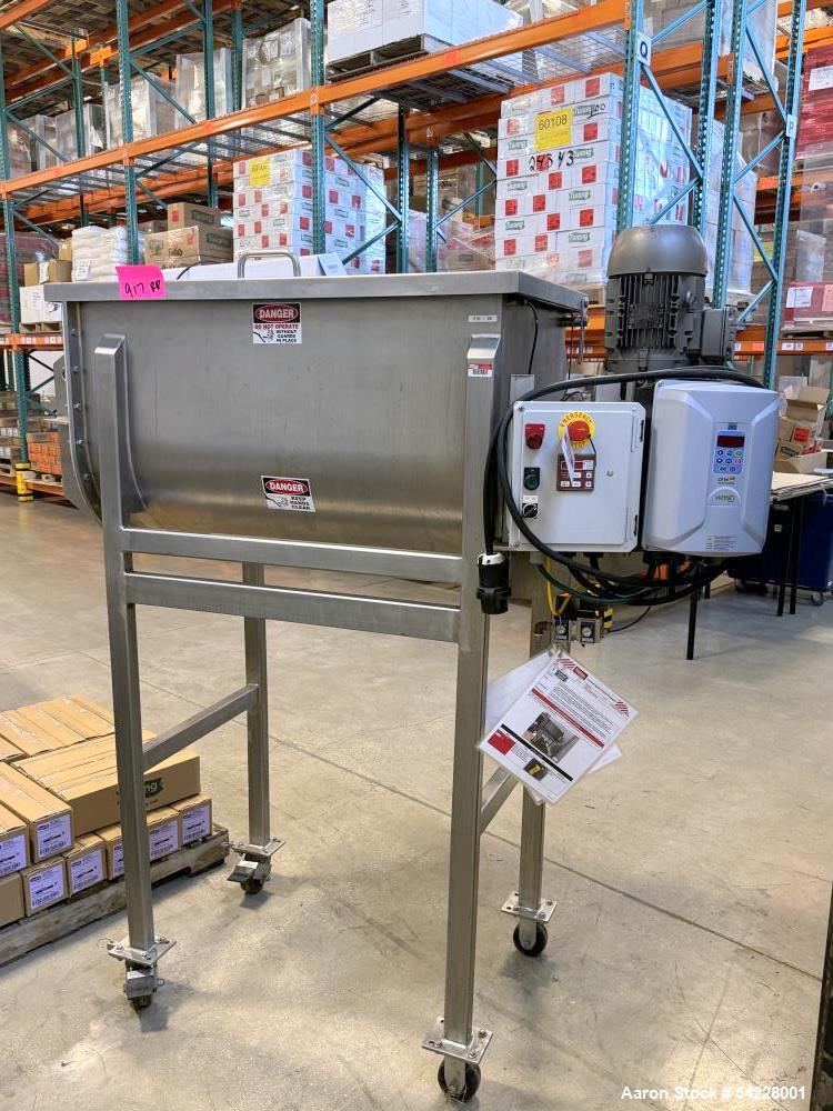 10 Cu Ft Staley Stainless Steel Ribbon Blender – Model L010DS for Sale