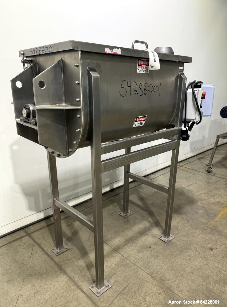 10 Cu Ft Staley Stainless Steel Ribbon Blender – Model L010DS for Sale