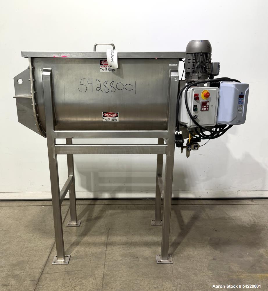 10 Cu Ft Staley Stainless Steel Ribbon Blender – Model L010DS for Sale