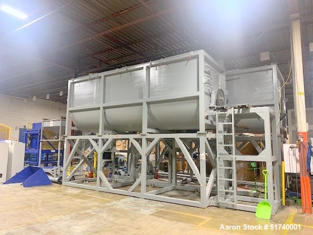 Used Jiangsu Lantai Machinery Co. Stainless Steel Double Ribbon Blender