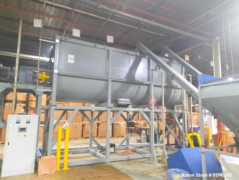 Used-Jiangsu Lantai Machinery Co. Stainless Steel Double Ribbon Blender