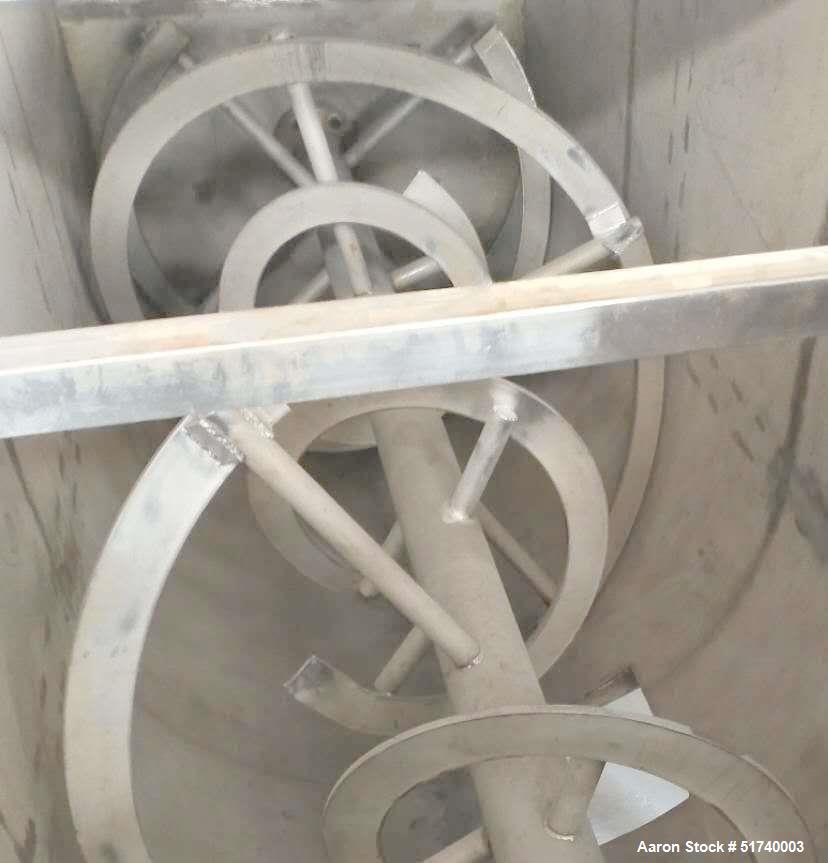 Used-Jiangsu Lantai Machinery Co. Stainless Steel Double Ribbon Blender