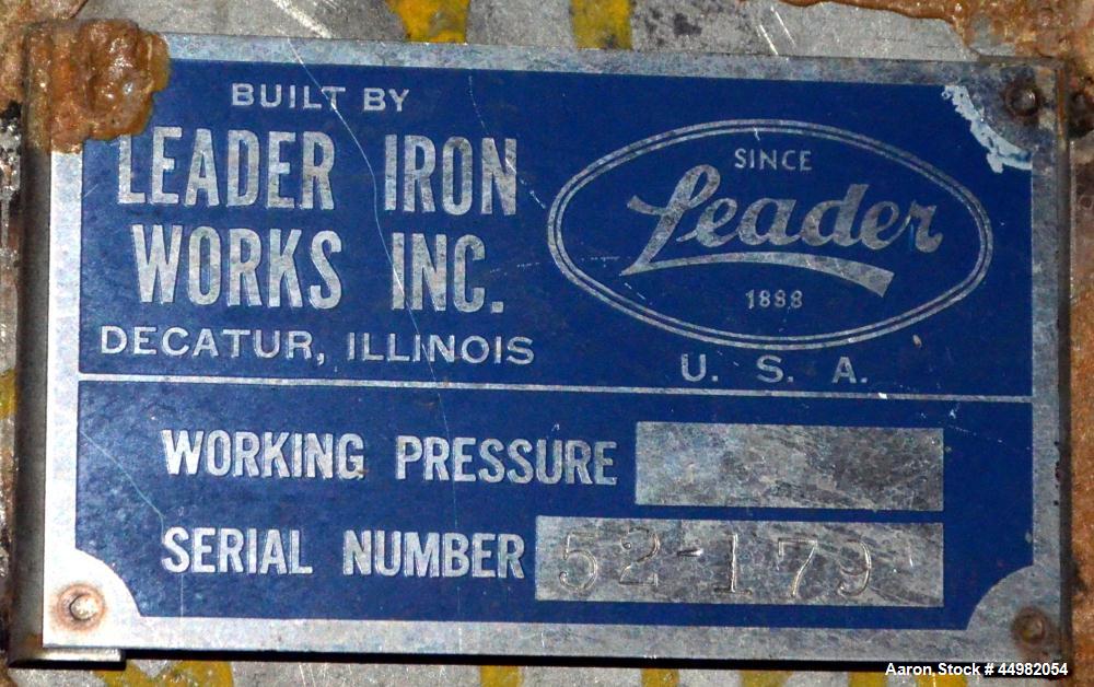 Used Stainless SteelLeader Iron Works Ribbon Blender, Approximate 1600 Total Cu