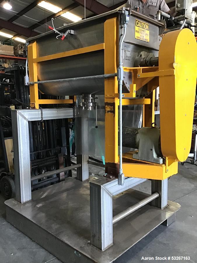 Used Lowe Industries C-20 Heavy-Duty 316 Stainless Steel Ribbon Blender – 20 Cubic Foot Cosmetic & Industrial Blender