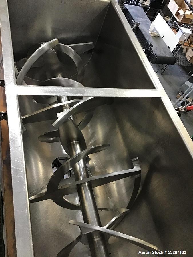 Used Lowe Industries C-20 Heavy-Duty 316 Stainless Steel Ribbon Blender – 20 Cubic Foot Cosmetic & Industrial Blender