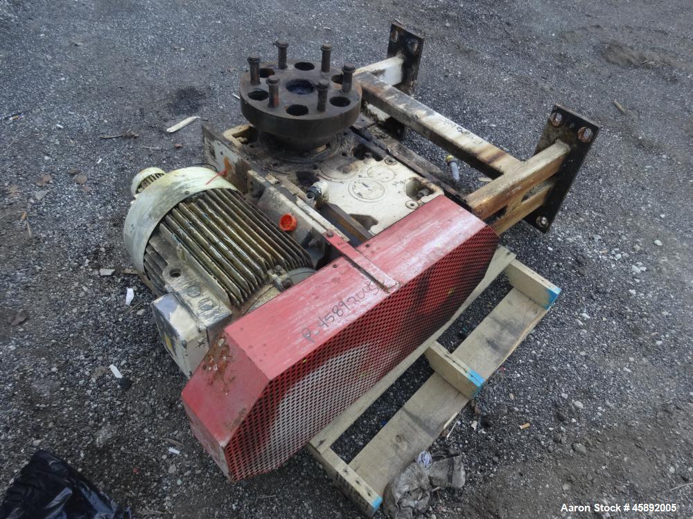 Used MAP s.r.l Double Spiral Ribbon Blender, Model WNHX1500E/0DK, Approximate 70 Cubic Feet, 304 Stainless Steel. 316 Stainless steel dimple jacketed trough approximate 42" wide x 79" long x 47" deep...
